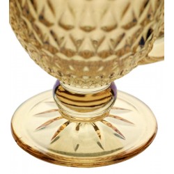 Jarra 1 Litro Amelie Com Base Âmbar Luster